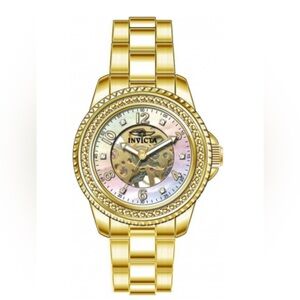 ⌚️INVICTA⌚️ Automatic Crystal White Dial Angel Ladies Watch 16704 – New!!
